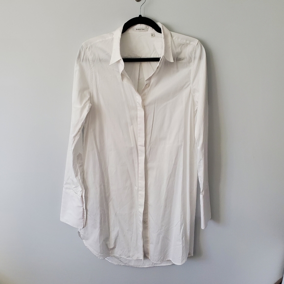 Aritzia Babaton white button down shirt dress - Picture 2 of 11